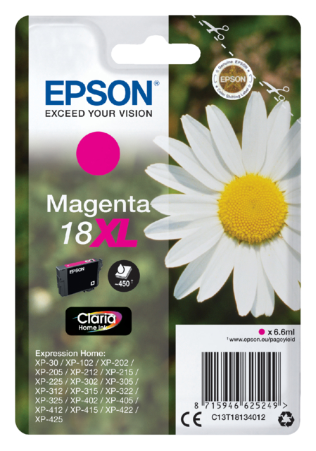 Cartouche d’encre Epson 18XL T1813 rouge