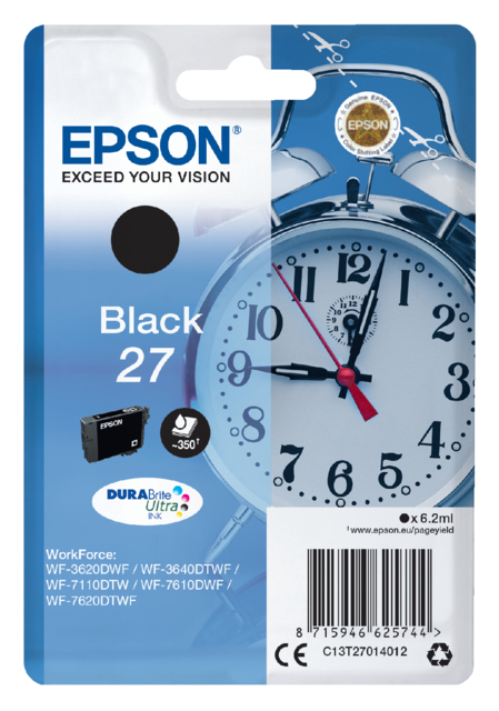 Cartouche d’encre Epson 27 T2701 noir