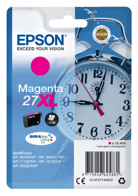 Inktcartridge Epson 27XL T2713 rood