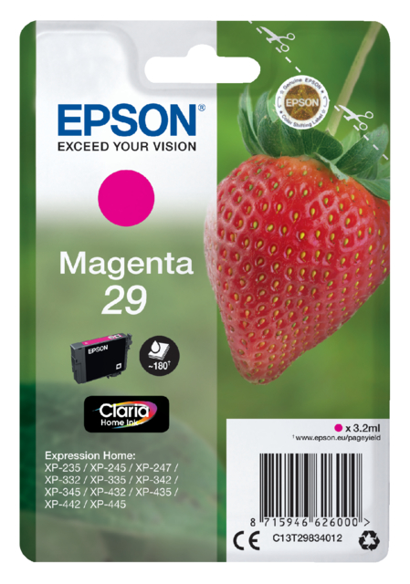 Cartouche d’encre Epson 29 T2983 rouge