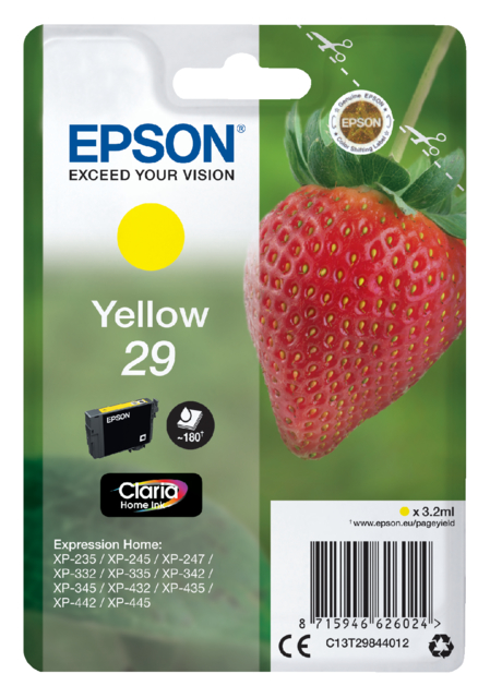 Inktcartridge Epson 29 T2984 geel