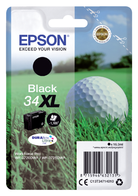 Cartouche d’encre Epson 34XL T3471 noir