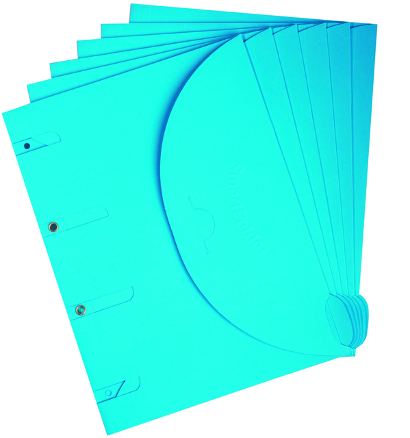 Smartfolder Tarifold A4 bleu 6 pièces