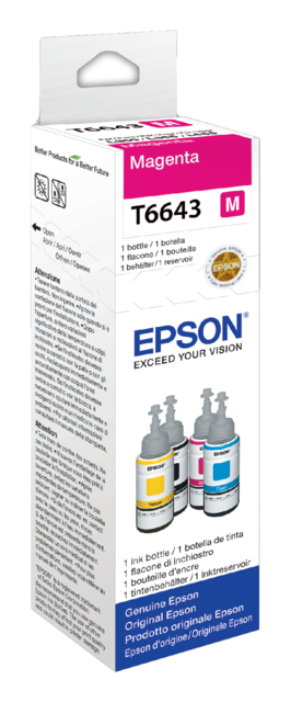 Flacon d’encre Epson T6643 rouge