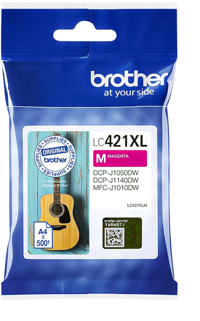 Inktcartridge Brother LC-421XLM rood