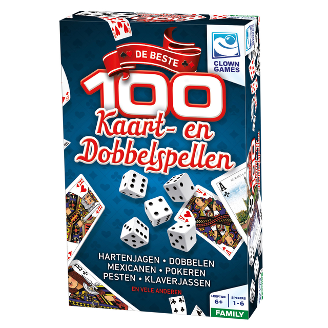 Jeu de cartes et dés 100 jeux