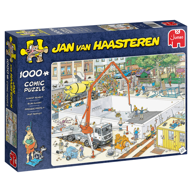 Puzzel Jan van Haasteren Bijna klaar? 1000 stukjes