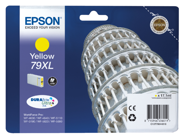 Cartouche d’encre Epson T790440 jaune