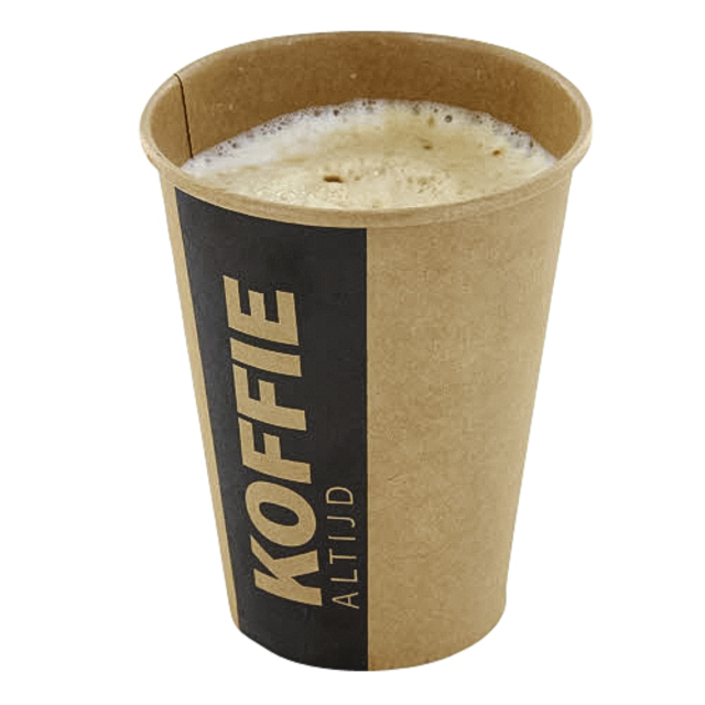 Beker IEZZY Altijd Koffie 355ml Ø90mm 50 stuks