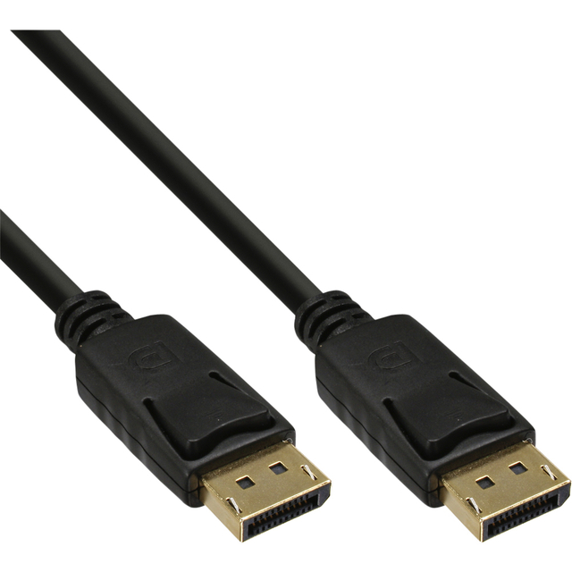 Kabel inLine displayport 4K60HZ M/M 2 meter zwart