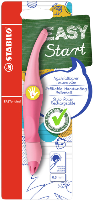 Roller STABILO EASYoriginal gaucher Pastel rose