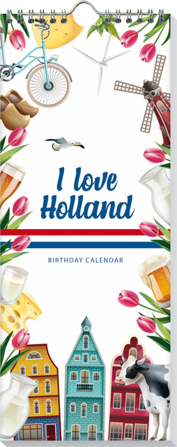 Calendrier anniversaire I love Holland