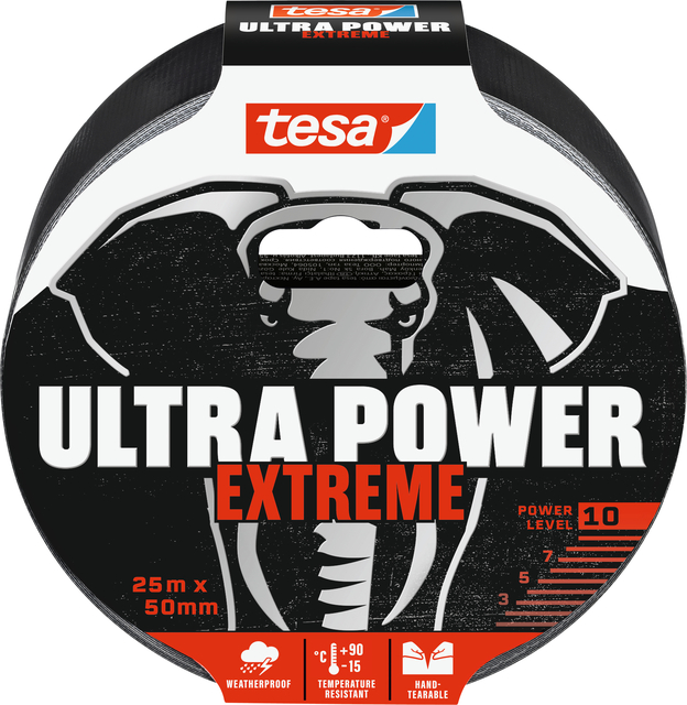 Ruban de réparation tesa Ultra Power Extreme repair 25mx50mm noir