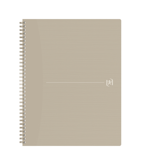 Cahier spirale Oxford Origin A4+ ligné 140 pages 80g sable