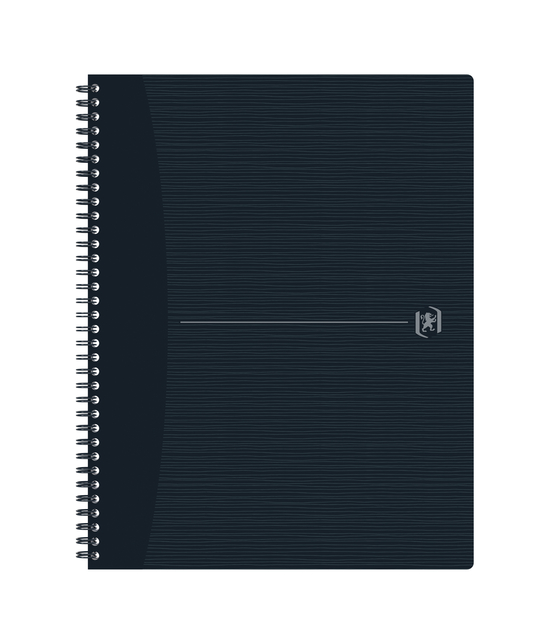 Cahier spirale Oxford Origin A4 + carreau 5mm 140 pages 80g noir