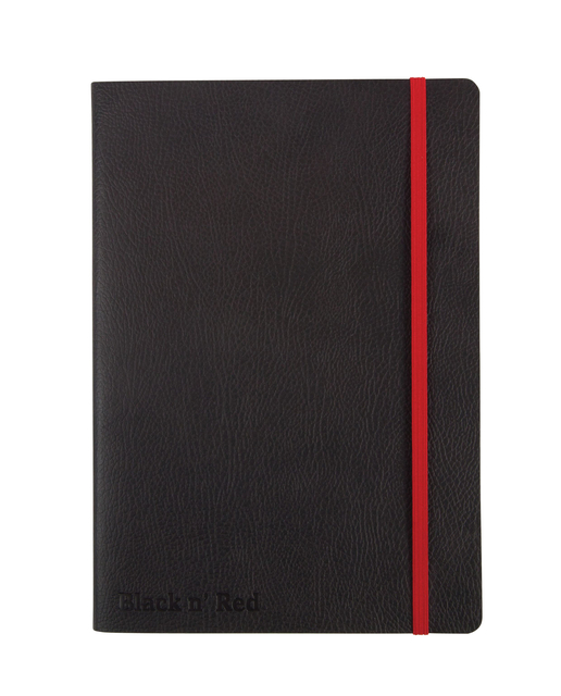 Carnet de notes Oxford Black n' Red A5 Business Journal 72 feuilles ligné