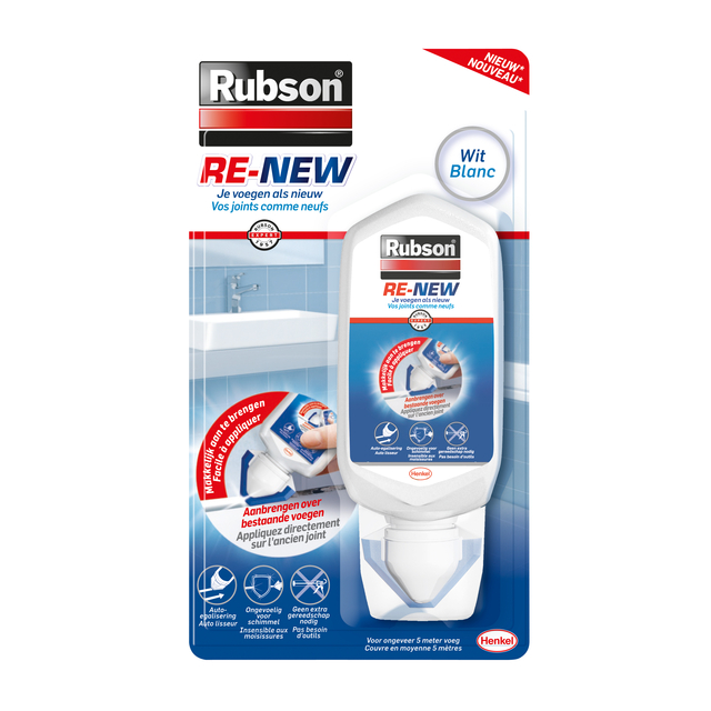 Kit joints Rubson Re-New 80ml blanc