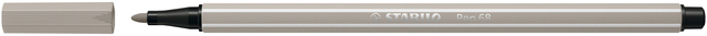 Feutre STABILO Pen 68/93 Medium gris perle