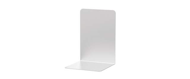 Serre-livres MAUL aluminium 12x12x17,5cm jeu 2 pièces argent