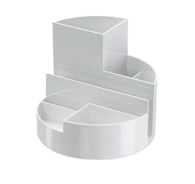 Organisateur MAULroundbox Recycled 6 compartiments blanc