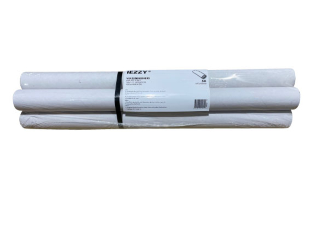 Tube d'expédition IEZZY A1 650x50mm blanc inclus embouts 5 pièces