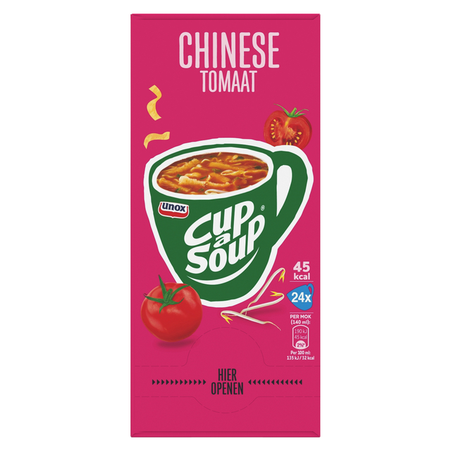 Cup-a-Soup Unox Tomate chinoise 24x 140ml