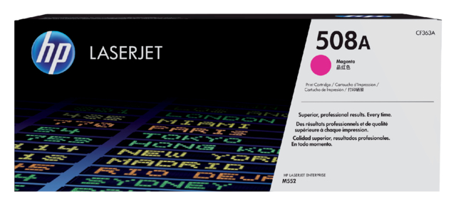 Cartouche toner HP CF363A 508A rouge