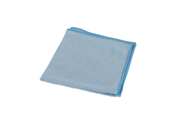 Chiffon microfibre Cleaninq light 38x38cm bleu 5 pièces