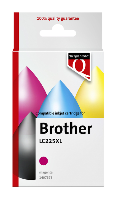 Cartouche d'encre Quantore alternative pour Brother LC225XL rouge