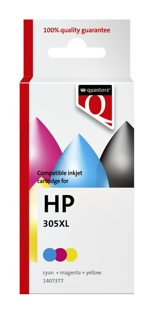 Inktcartridge Quantore alternatief tbv HP 305XL kleur