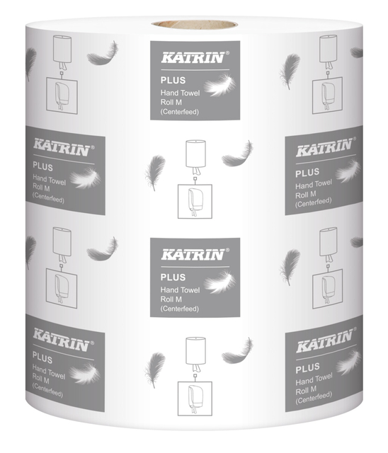 Poetspapier Katrin Plus medium 1-laags 870 vel wit 64403