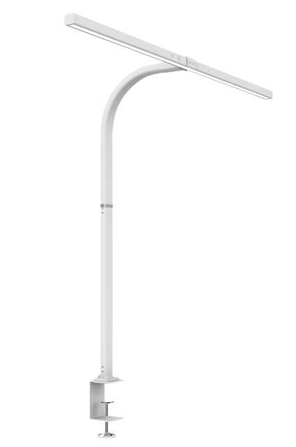 Bureaulamp Unilux Strata led tafelklem wit