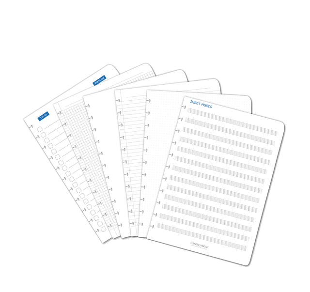 Set d'extension Correctbook A4 mix 5 feuilles