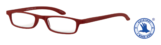 Lunettes de lecture I Need You +1.00 dpt Zipper rouge