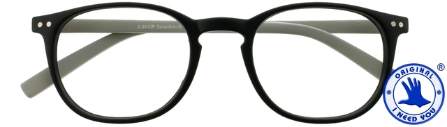 Lunettes de lecture I Need You +1.00 dpt Junior Selection noir-gris