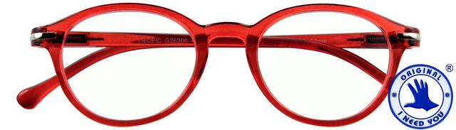 Lunettes de lecture I Need You +3.00 dpt Tropic rouge