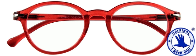 Lunettes de lecture I Need You +1.50 dpt Tropic rouge