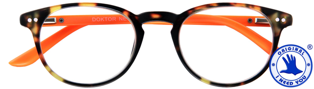 Lunettes de lecture I Need You +1.50 dpt Doctor New brun-orange