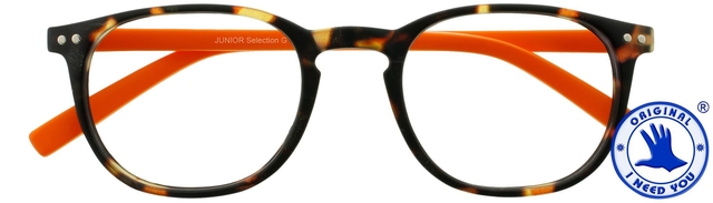 Lunettes de lecture I Need You +3.00 dpt Junior Selection brun-orange