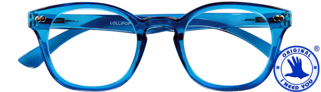 Lunettes de lecture I Need You +1.50 dpt Lollipop bleu