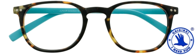 Lunettes de lecture I Need You +1.00 dpt Junior Selection brun-turquoise