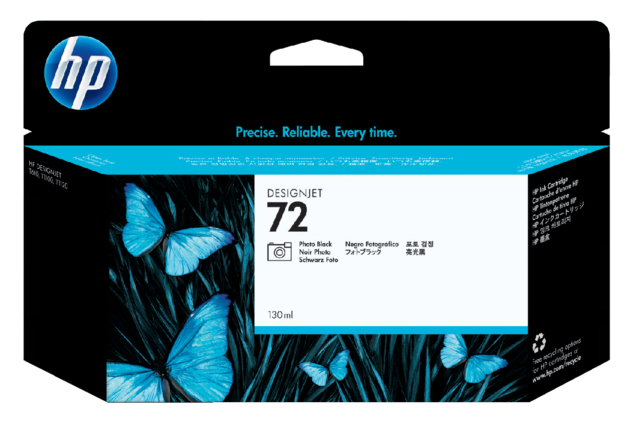 Inktcartridge HP C9370A 72 foto zwart