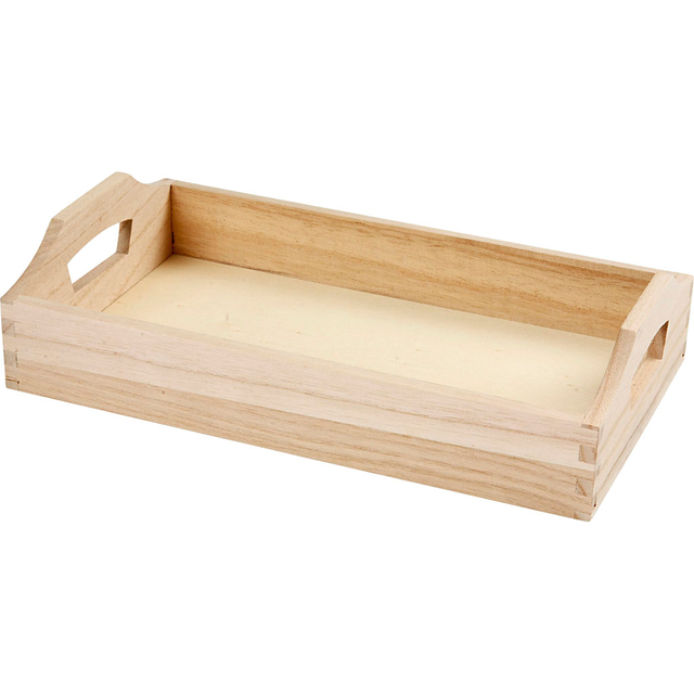 Dienblad Creativ Company hout 30x17x5cm