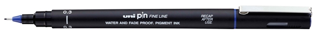 Fineliner Uni-ball Pin 0,3mm bleu 12 pièces