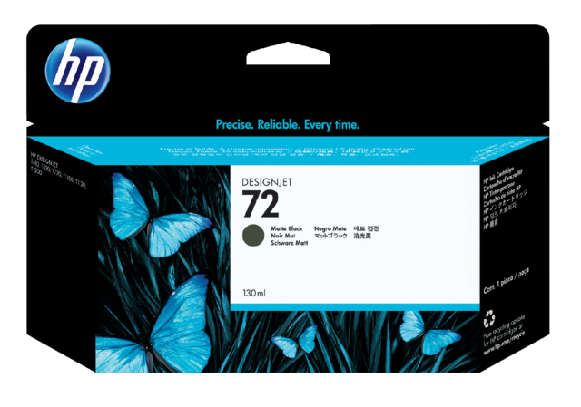 Cartouche d’encre HP C9403A 72 noir mat