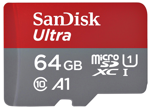 Carte mémoire Sandisk MicroSDXC Ultra 64Go (140mb/s C10 - SDA UHS-I)