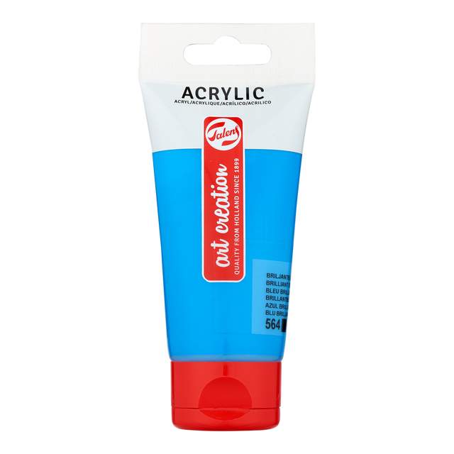 Peinture acrylique Talens Art Creation 564 bleu brillant tube 75ml