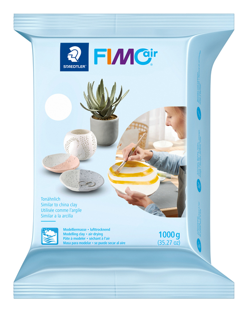 Pâte à modeler Fimo Air 1000g blanc