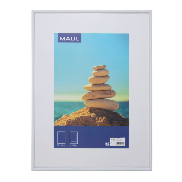 Cadre photo MAULart 30x40cm plastique cadre blanc