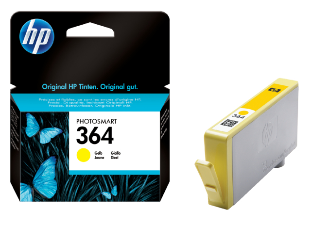 Cartouche d’encre HP CB320EE 364 jaune